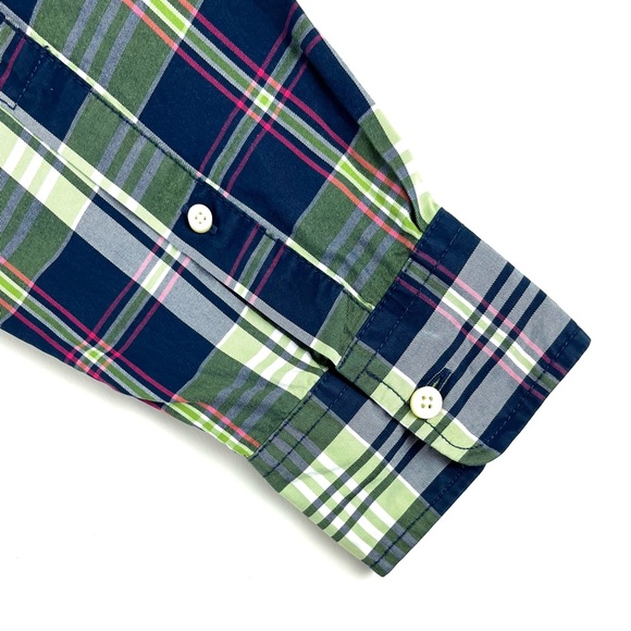 Abercrombie & Fitch Elk Lake Green Plaid Shirt - Picture 7 of 9